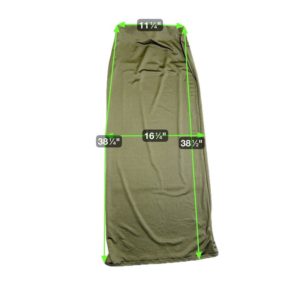 Urban Outfitters Olive Green‎ Maxi Skirt size XS - Picture 5 of 5